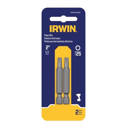Irwin Torx T25 X 2 in. L Impact Bit Steel 3 pc IWAF22TX252